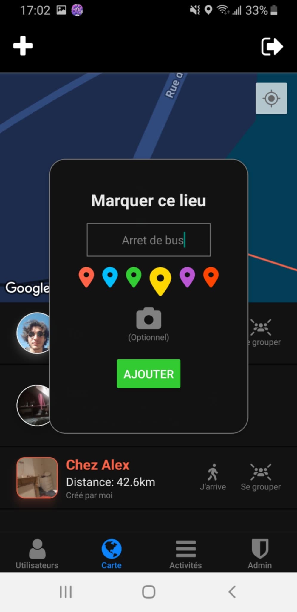 Tou — Add a marker